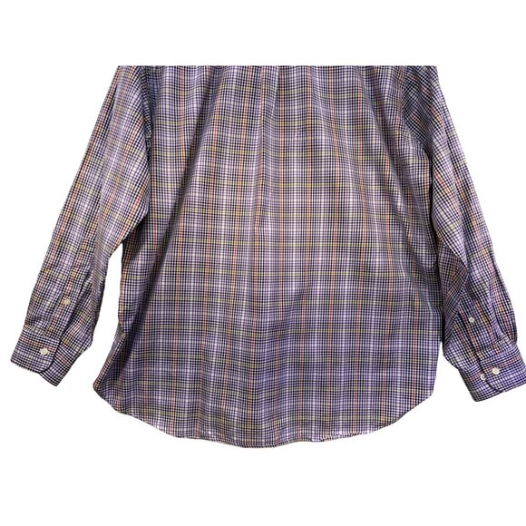 Brooks Brothers Country Club Dress Shirt L/R Long Sleeve Checkered - Picture 10 of 10